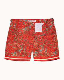 Vermillion Solo Fantasy Mid-Length Swim Shorts | Vermillion