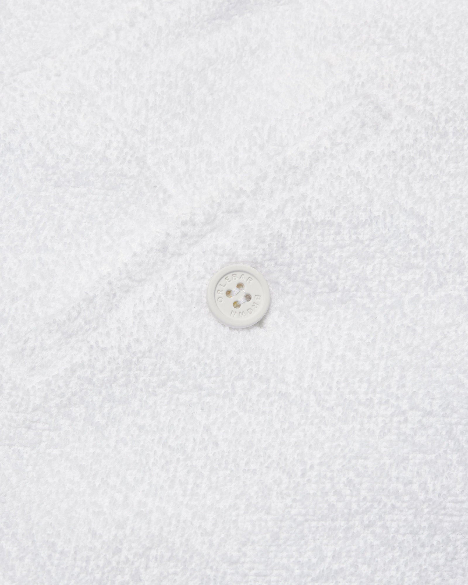 Bulldog Towelling White Mid-Length Double-Faced Towelling Shorts | White