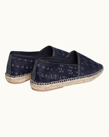 Indigo Solo Pastiche Multi-Stitch Espadrilles | Indigo