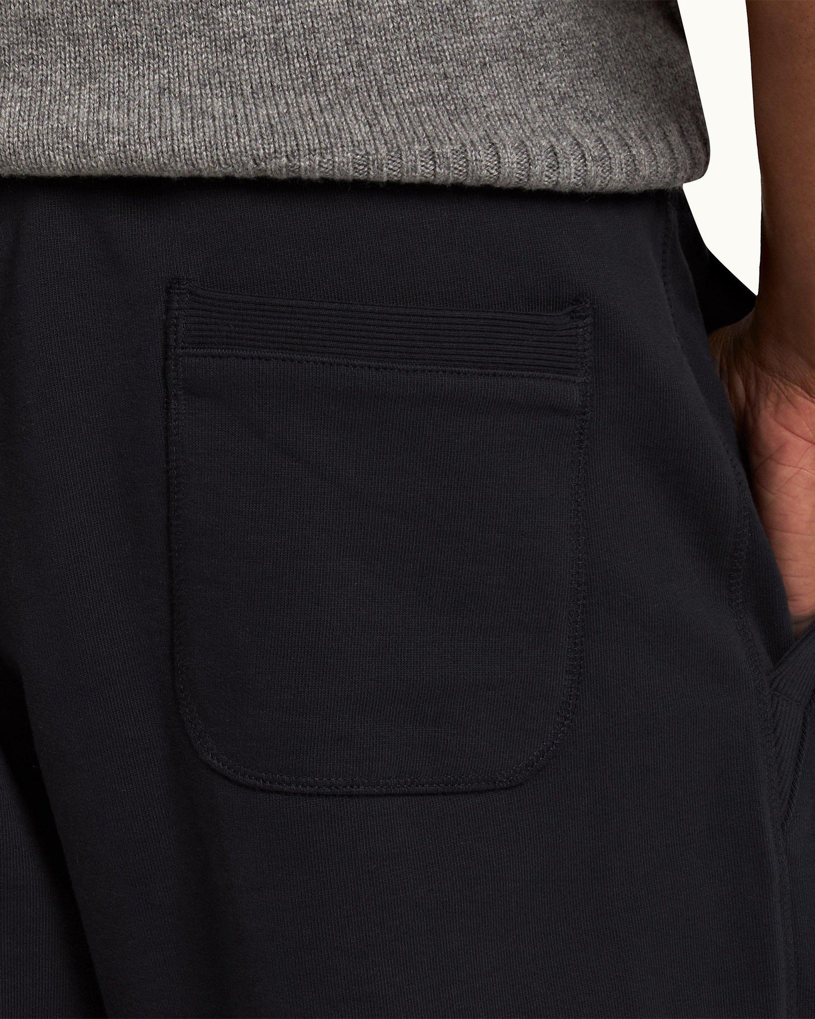 Night Iris Classic Fit Organic Cotton Sweat Shorts | Night Iris