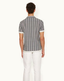 Men | Hibbert Shirt | Night Iris/White Sand