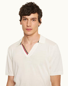 Men | Horton Tipping Polo | White Sand