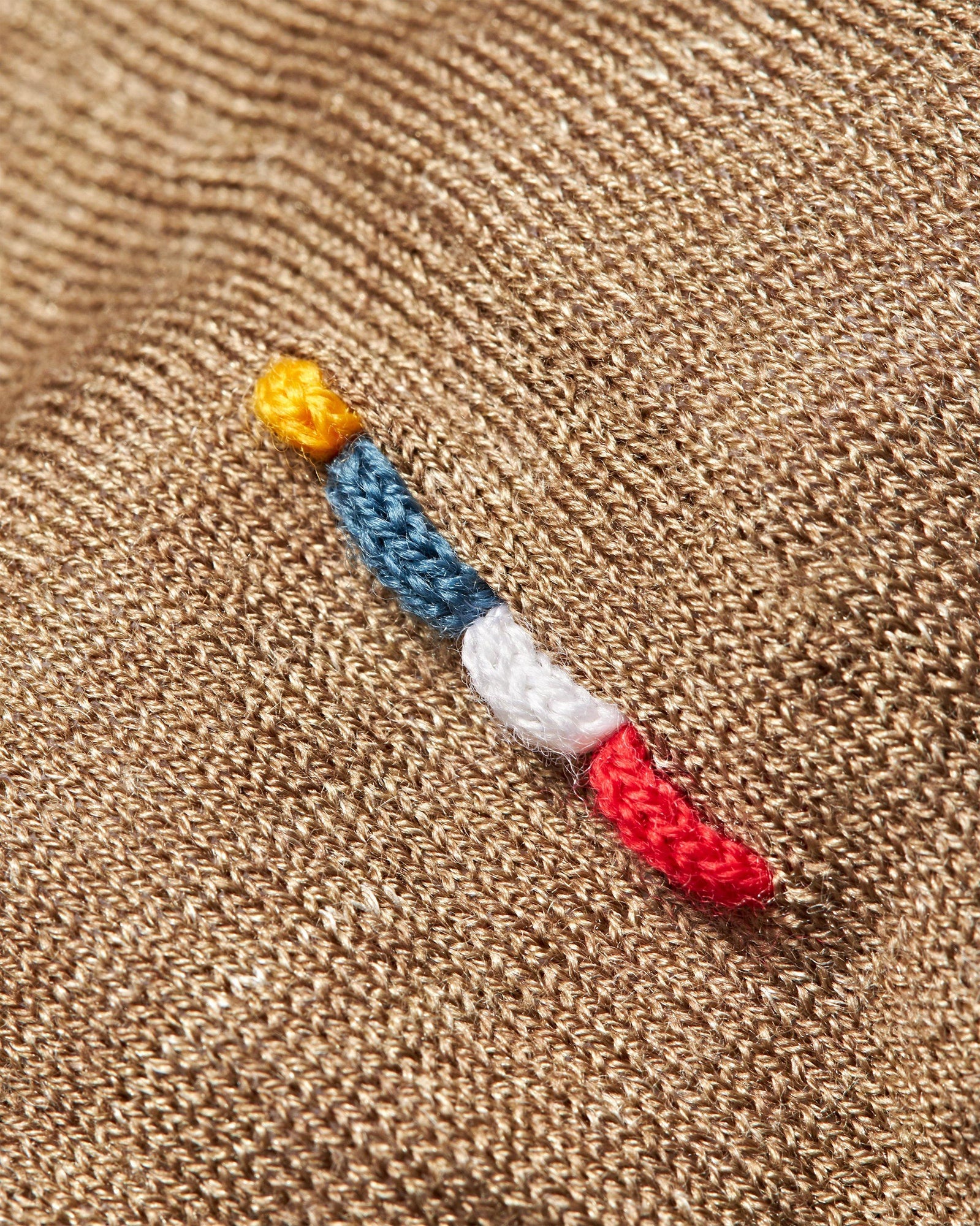 Tailored Fit Merino-Silk Knit Polo Shirt In Dark Biscuit Colour | Dark Biscuit