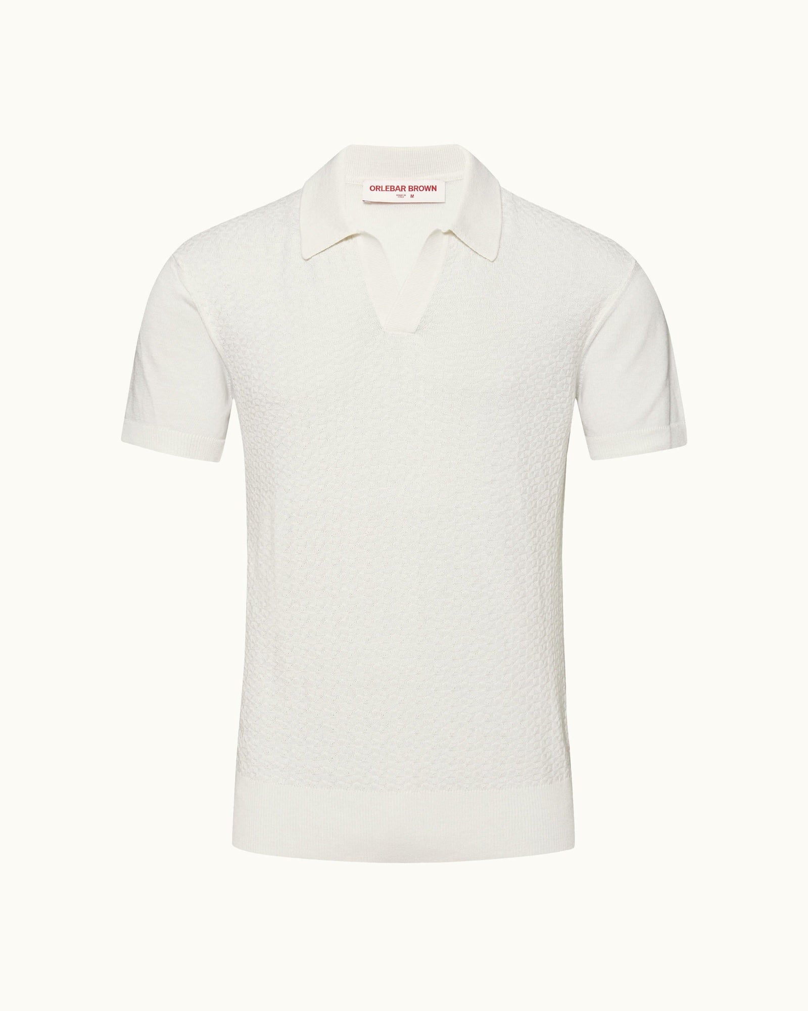 Men | Horton Pique Polo | White Sand