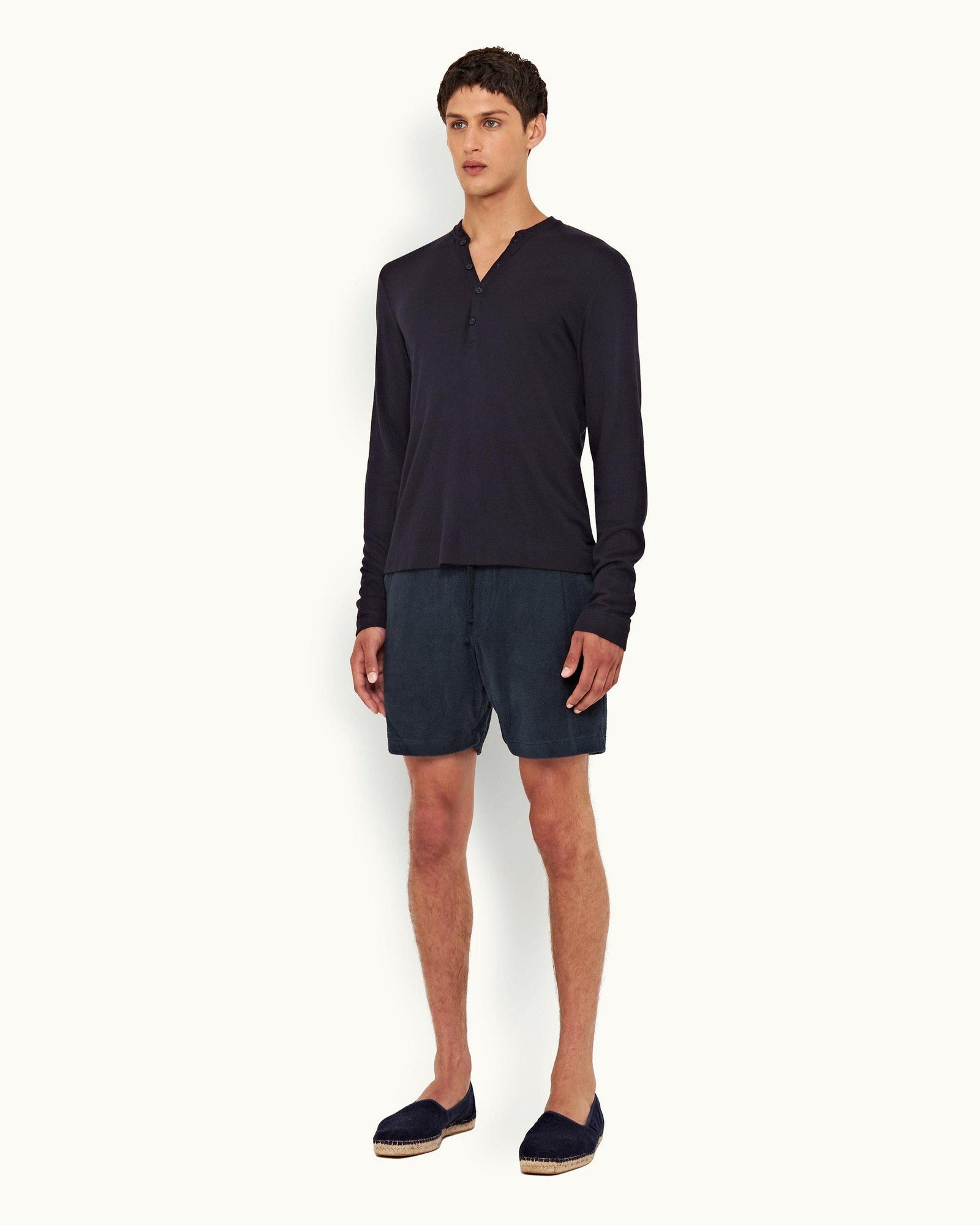 Night Iris Classic Fit Fleece Sweat Shorts | Night Iris