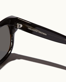 Nerano Black D Frame Sunglasses | Black