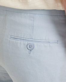 Men | Norwich Linen Short | Ice Blue