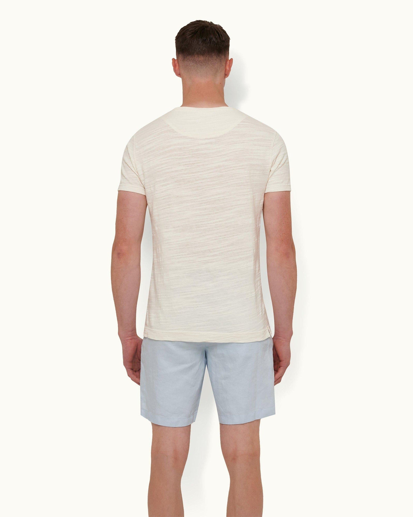Men | Norwich Linen Short | Ice Blue