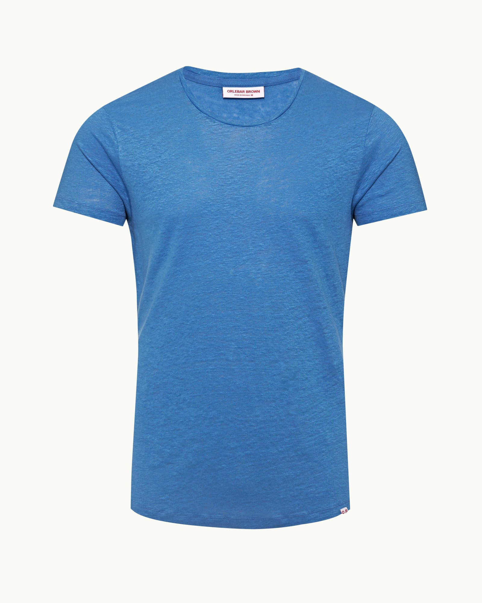 Tidal Tailored Fit Crew Neck Linen T-Shirt | Tidal