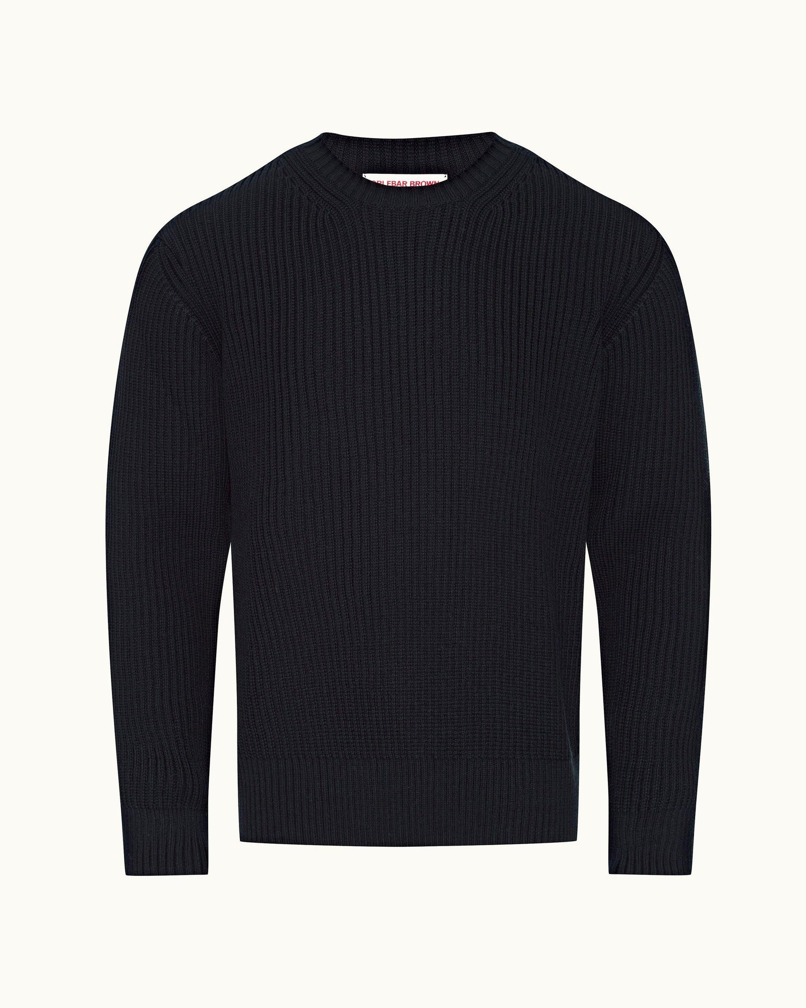 Night Iris Classic Fit Merino Knit Jumper | Night Iris