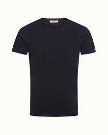 Sammy Tape Ink Stripe Tape Classic Fit Cotton T-shirt | Ink