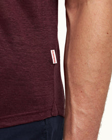 Sebastian Linen Port Tailored Fit Linen Polo Shirt | Port