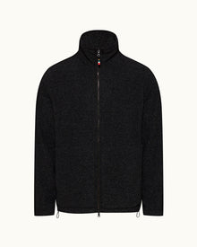 Senon Volcano Ash Grey Relaxed Fit Funnel Neck Sweatshirt | Volcano Ash Grey