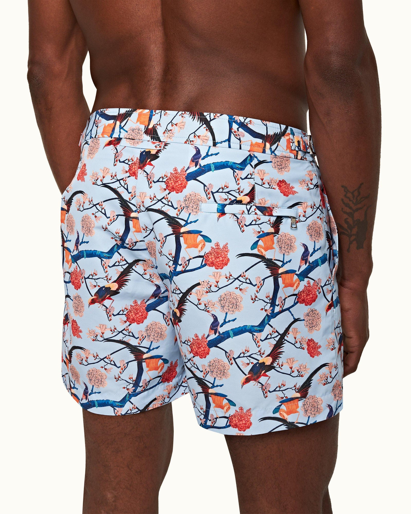 Setter Light Island Sky Flight Of Fantasy Shorter-Length Swim Shorts | Light Island Sky