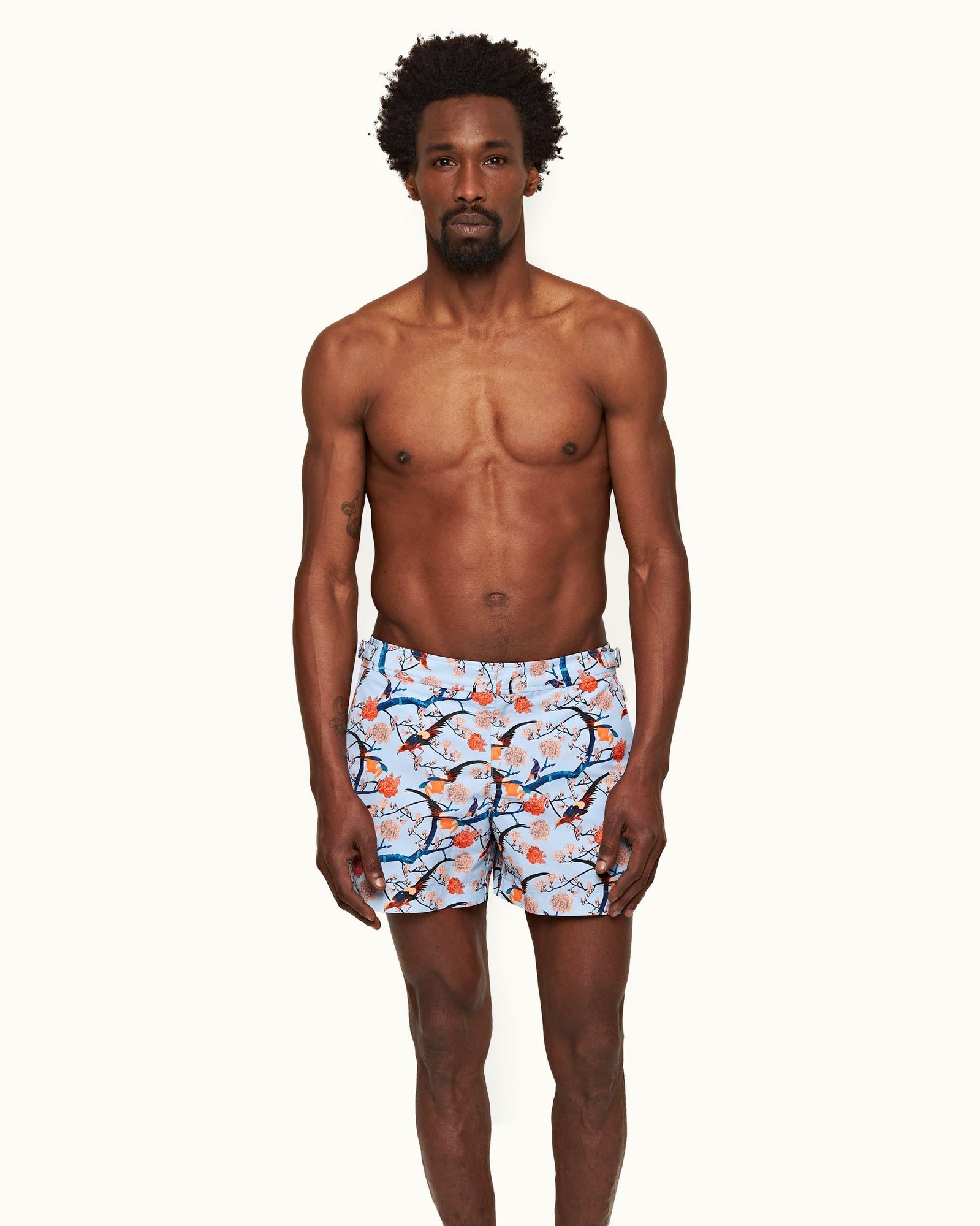 Setter Light Island Sky Flight Of Fantasy Shorter-Length Swim Shorts | Light Island Sky