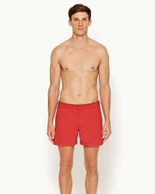 Setter Rescue Red Shorter-Length Swim Shorts | Rescue Red