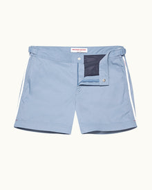 Setter Stretch Shorter-Length Stretch Swim Shorts In Springfield Blue | Springfield Blue