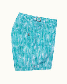 Springer Veranda/White Fern Shortest-Length Swim Shorts | Veranda/White