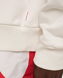 White Sand O.BUOY Classic Fit Crewneck Washed Sweatshirt | White Sand