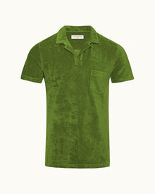 Terry Towelling Conifer Tailored Fit Towelling Resort Polo Shirt | Conifer