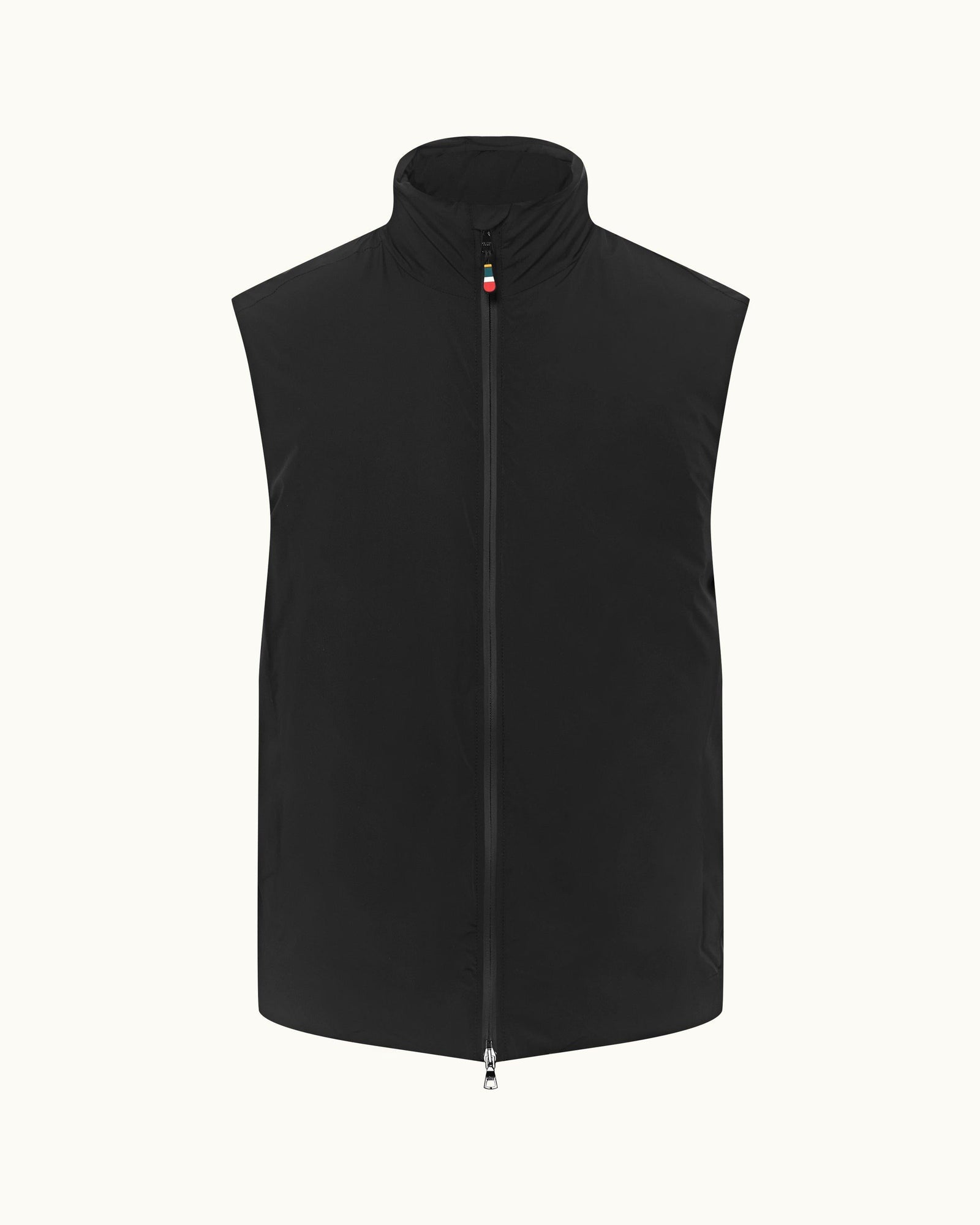 Teton Black Down-fill Quilted Gilet | Black