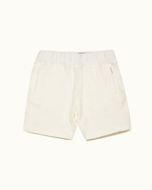 Kids | White Sand Mix Texture Sweat Shorts | White Sand