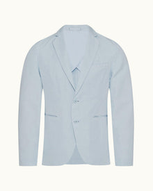 Ice Blue Two-Button Blazer | Ice Blue