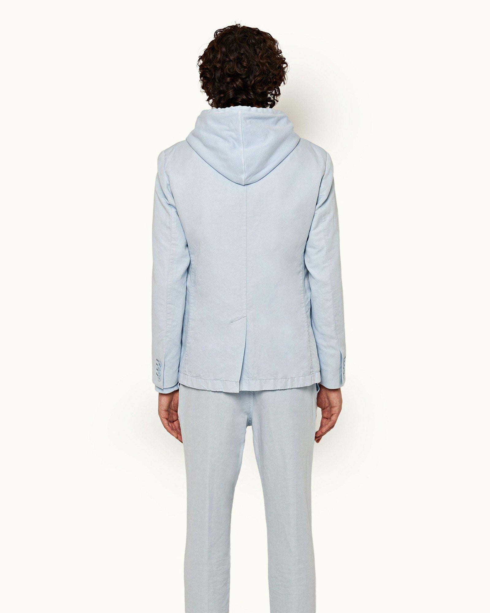 Ice Blue Two-Button Blazer | Ice Blue