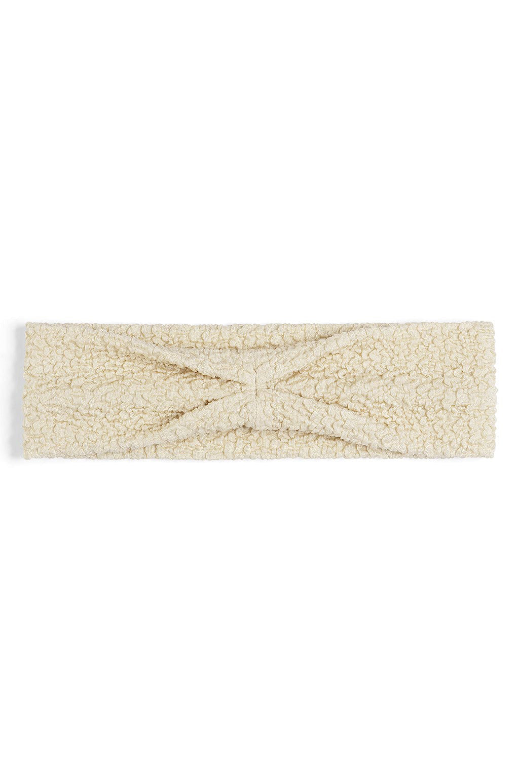 Wide Headband | Oat Texture