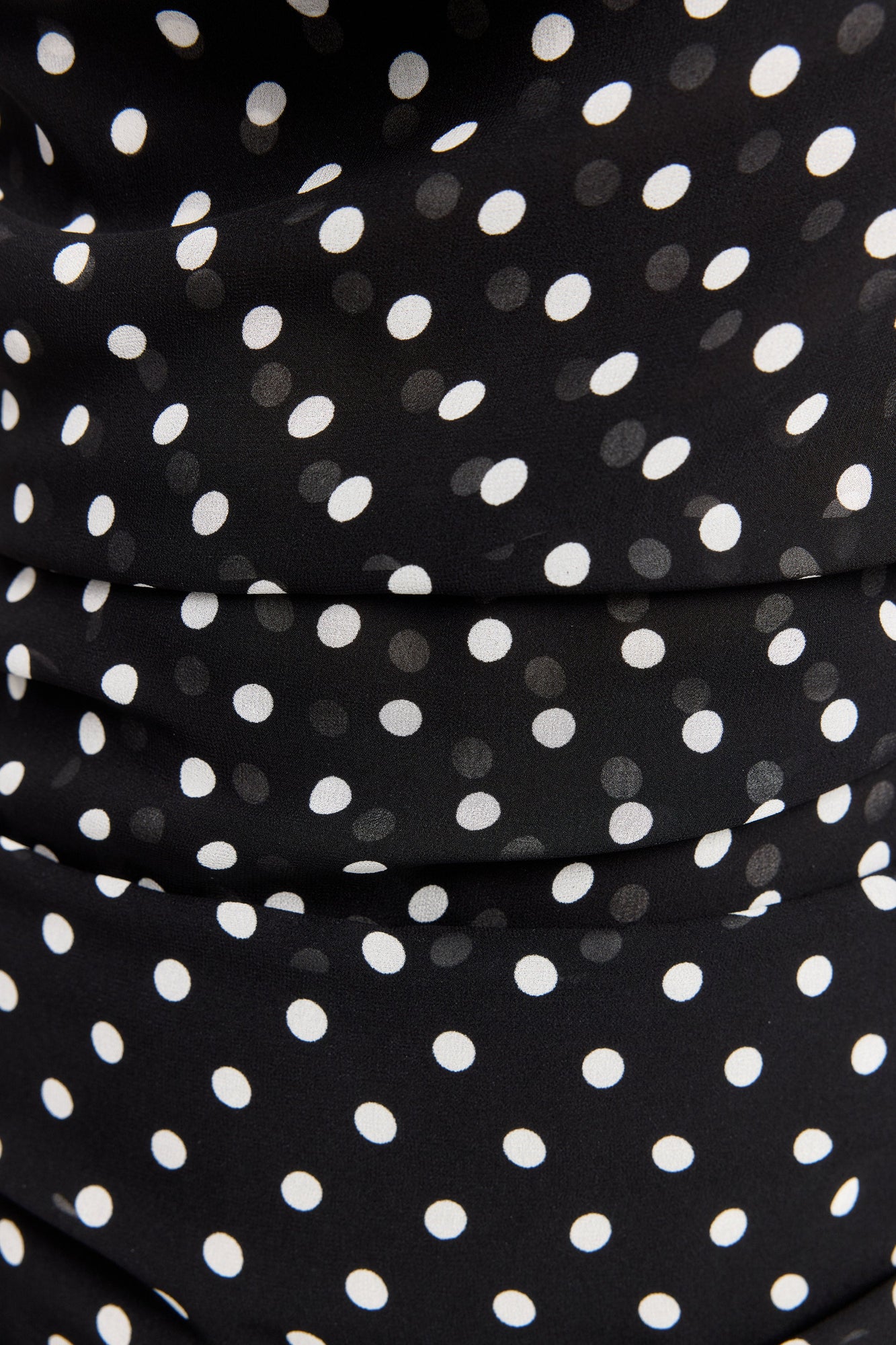 Clara Maxi Dress | Black Polkadot