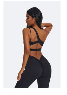 One-Shoulder Strap Top | Black