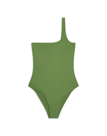 One Shoulder One Piece | Court Green