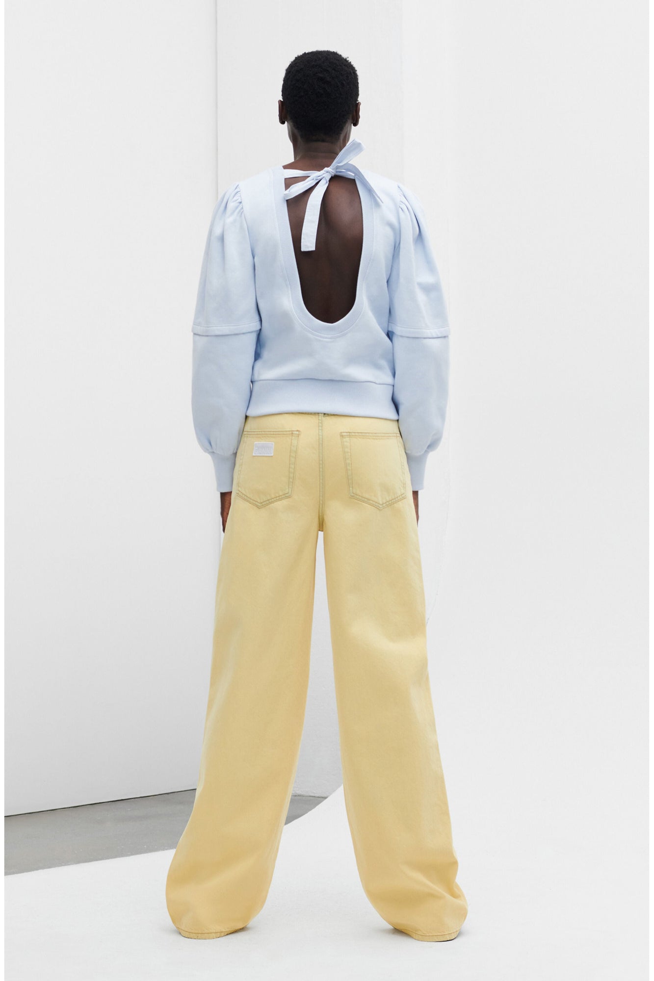 Open Back Isoli Pullover | Heather
