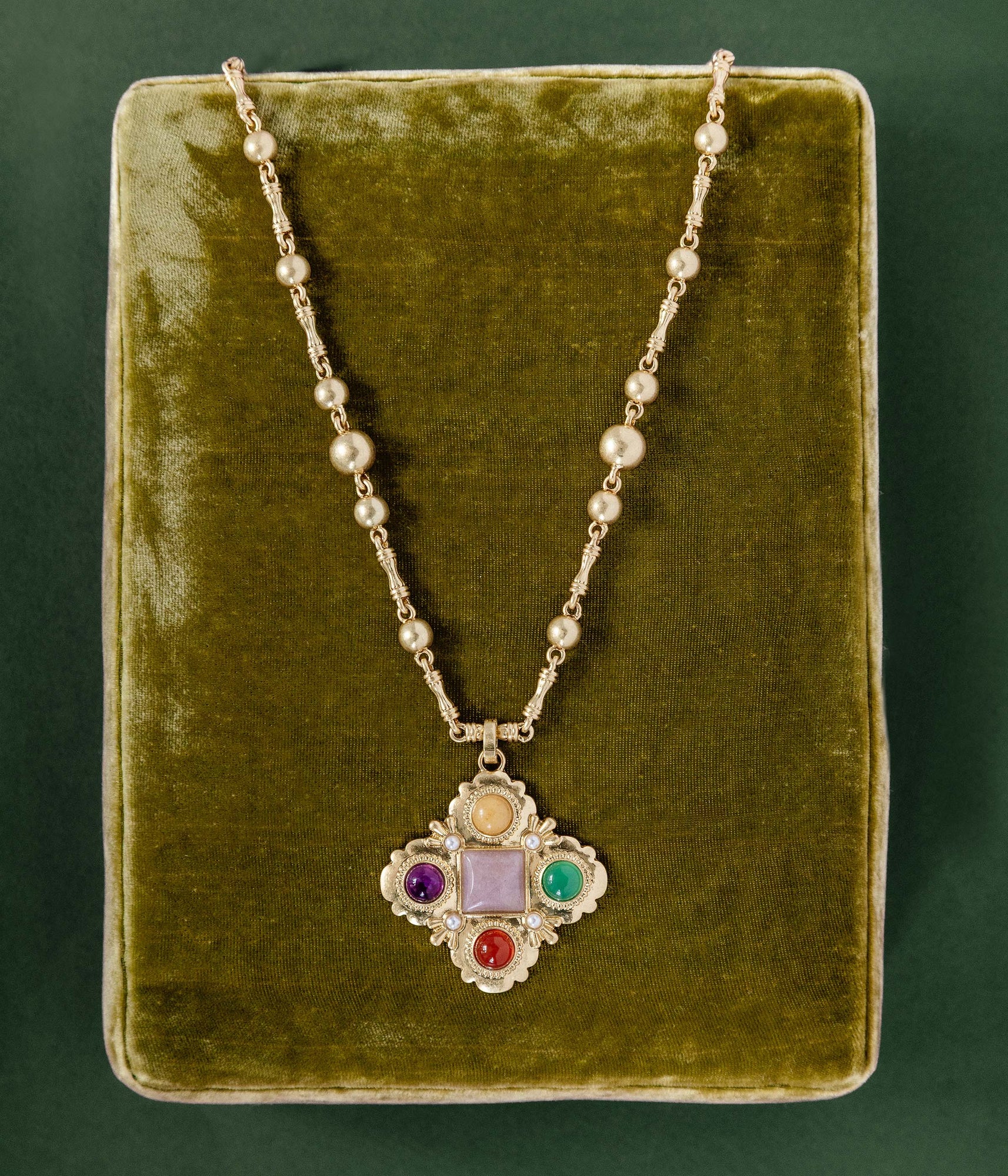 Orlena Pendant Necklace | Multicolor