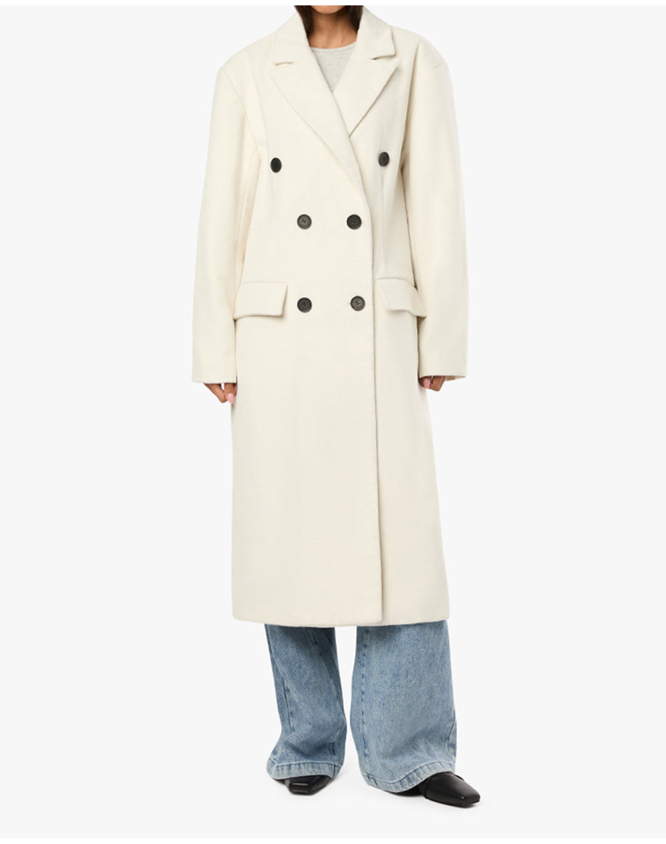 Oversized Blazer Jacket | Ivory