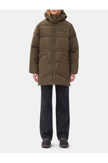 Oversized Tech Puffer Midi Jacket | Kalamata