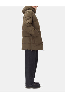 Oversized Tech Puffer Midi Jacket | Kalamata