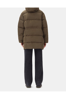 Oversized Tech Puffer Midi Jacket | Kalamata