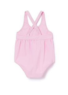 One-Piece Swimsuit | Rosa Dalia/Bianco