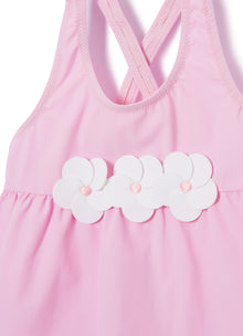One-Piece Swimsuit | Rosa Dalia/Bianco