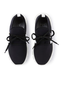 Sneakers with White Decorations | Black