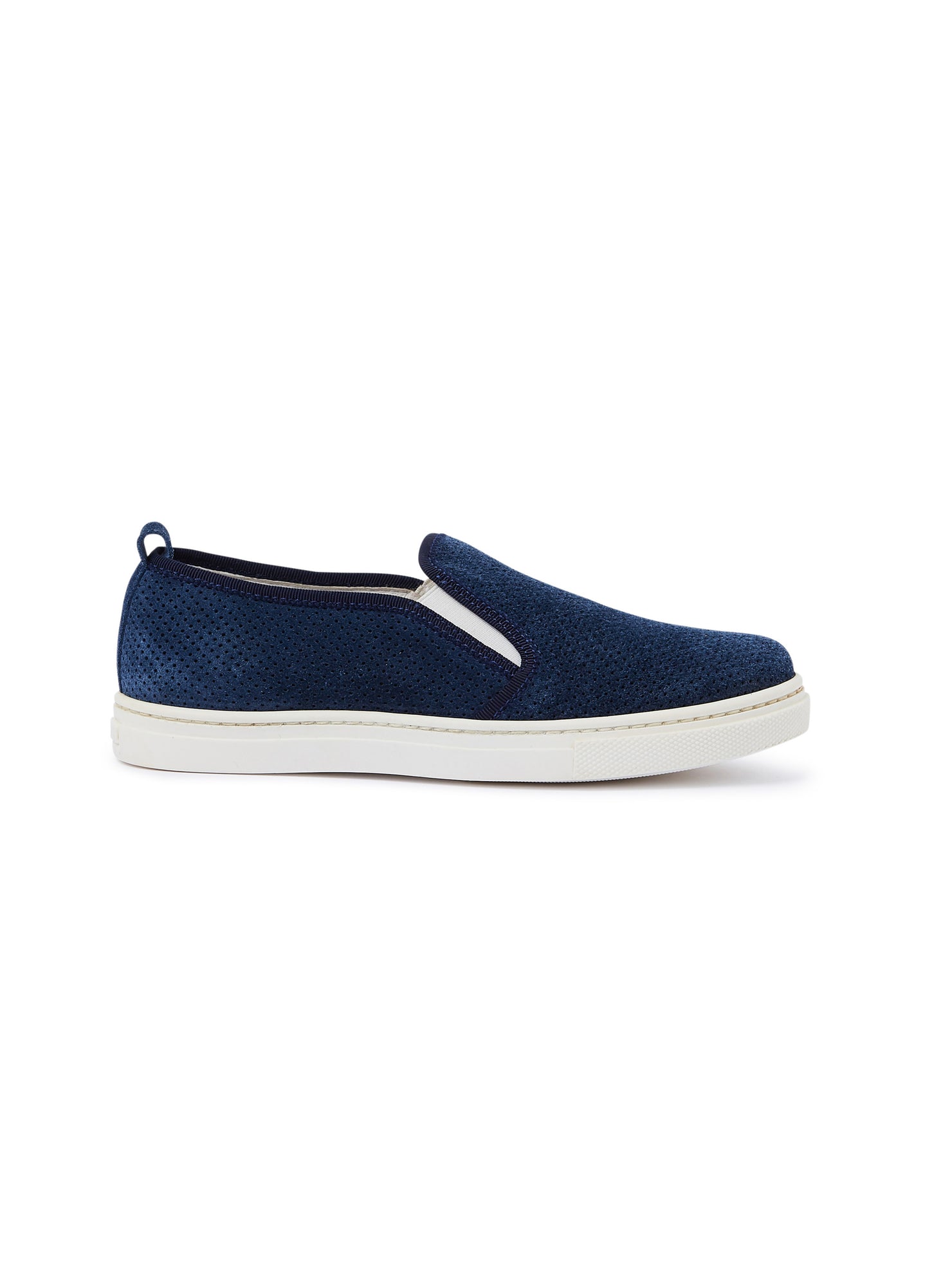Slip-On Suede Leather Shoes | Blue