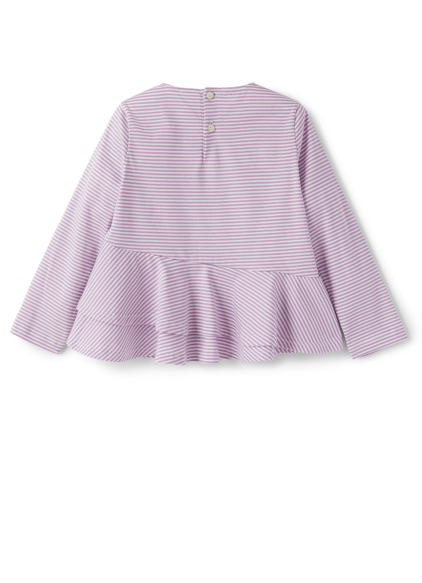 Stretch Cotton Long-Sleeved T-Shirt | Ibisco