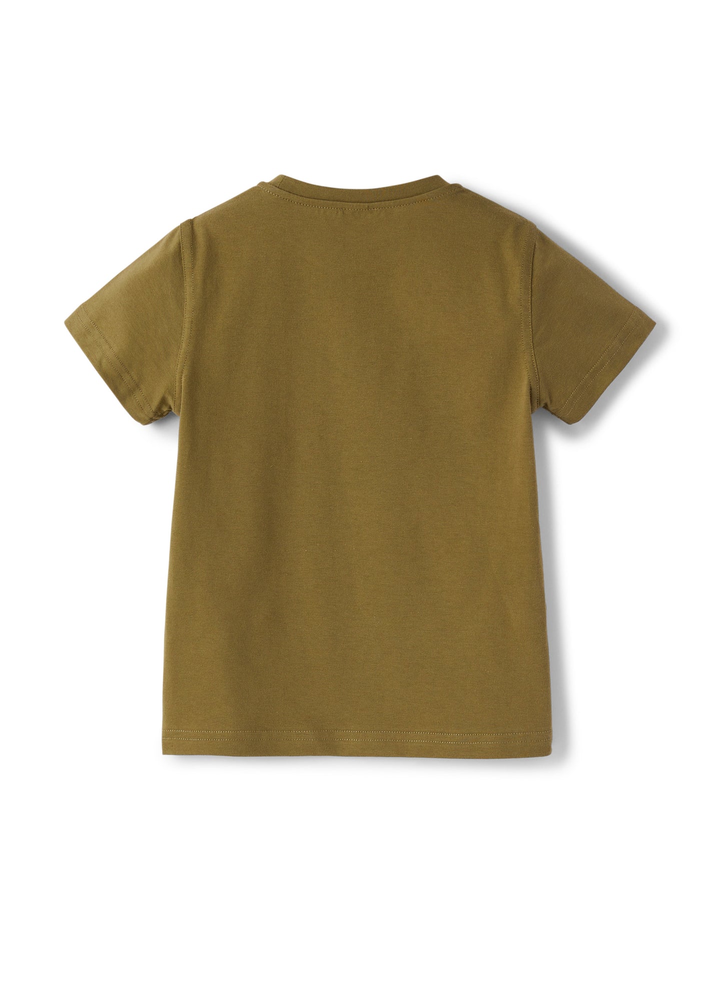 Short Sleeve T-Shirt with Aloha Print | Crocodile/Cocco