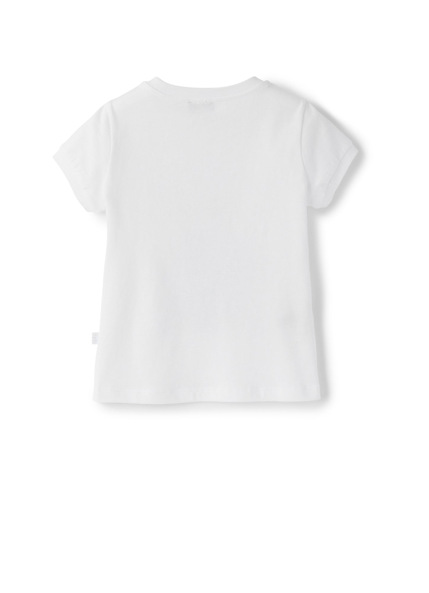 Short Sleeve T-Shirt with World Print | White/Stone Grey