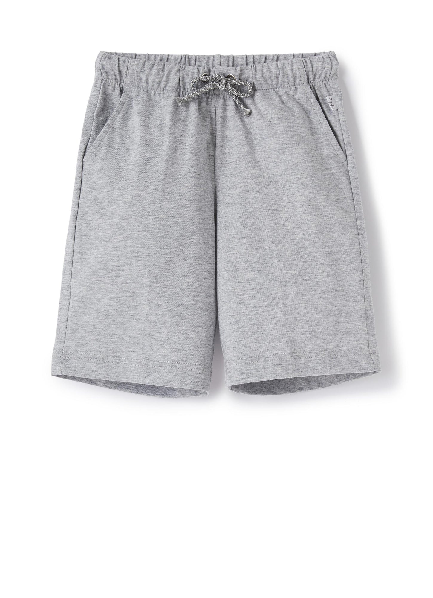 Stretch Jersey Bermuda Shorts | Nickel Grey