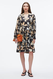 Joyful Tulip Shirt Dress | Midnight Multi