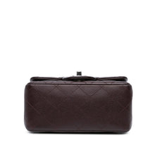Chanel | Pre-Owned Mini Square Classic Caviar Single Flap | Brown/Dark Brown