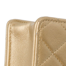 Chanel | Pre-Owned Small Lambskin Chic Pearls Flap | Gold