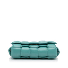 Bottega Veneta | Pre-Owned Nappa Intrecciato Padded Chain Cassette Satchel | Seafoam